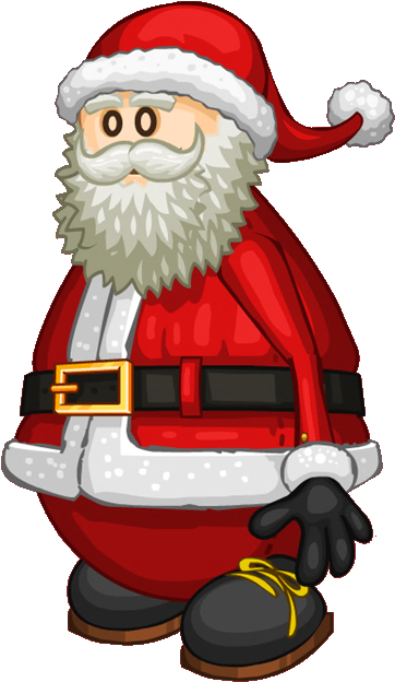 Santa - Flipline Santa (397x630), Png Download