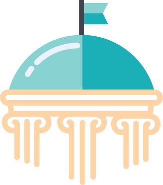 Governmental And Municipal Websites - Higher Education (327x373), Png Download