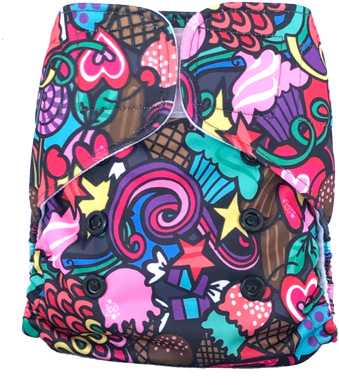 Lalabye Baby Newborn Cloth Diaper Lalabye Baby Newborn - Diaper (500x500), Png Download