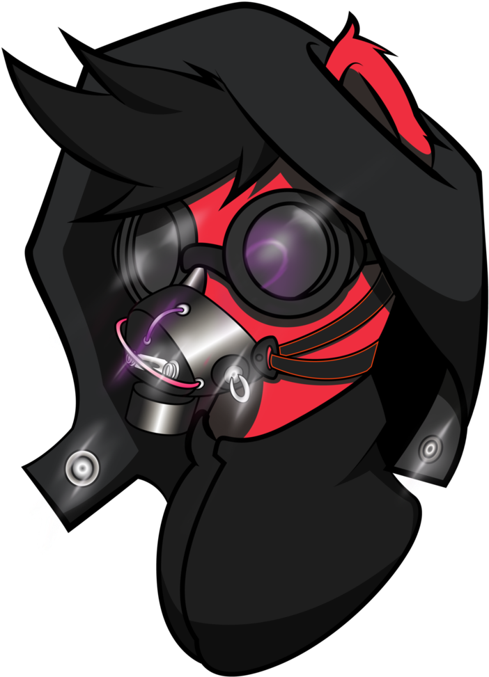 Artist Discorded Joker Clothes Goggles Hood - Gas Mask (768x1024), Png Download