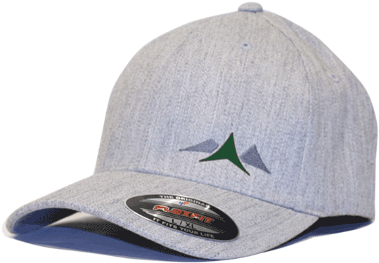 Aspinwall Flex Fit Mountain Pass Hat Heather Grey Forest - Baseball Cap (672x800), Png Download