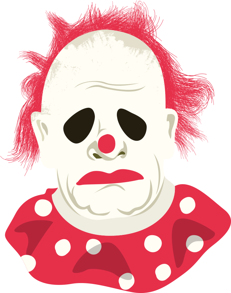 Picture Library Clownscare Ios Imessage Stickers Download - Illustration (1000x1000), Png Download