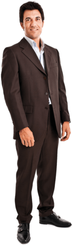 For Men, Business Dress Is The Ideal Option For Legal - Well Dressed Man Png (264x516), Png Download