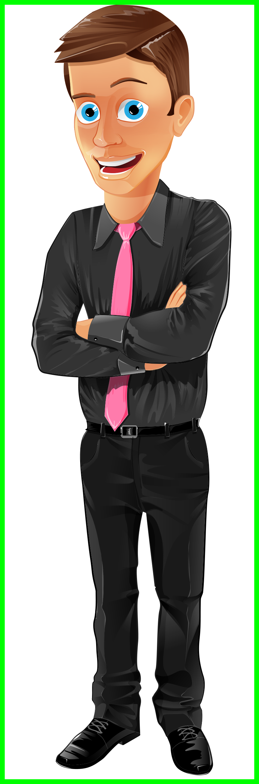 Marvelous Office Assistant Vector Character Http Dailystockphoto - 2d Character Vector Art (830x2508), Png Download