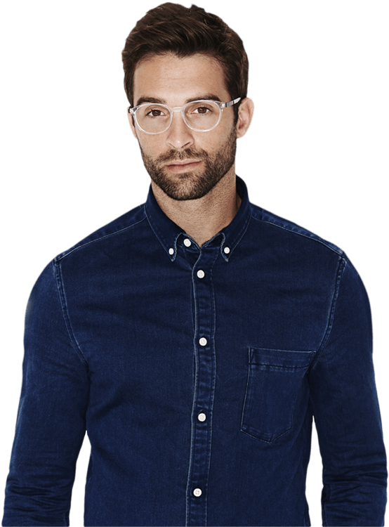 Man - Denim (554x750), Png Download