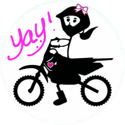 First Let Me Welcome You To The Club You're Already - Dirt Bike Girl Adventures (420x420), Png Download