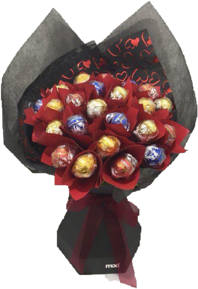 Delicious Bunch - Chocolate Bouquet - Gifts - Edible - Gift (438x600), Png Download