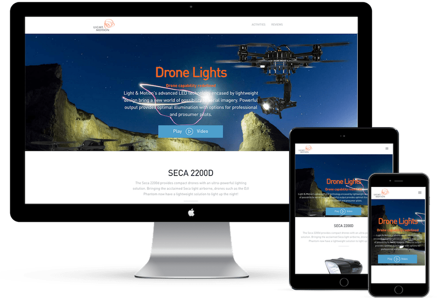 Landing Page For Showcasing Drone Lights - Led-backlit Lcd Display (900x643), Png Download