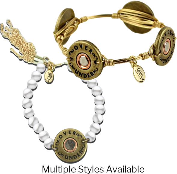 Bourbon & Boweties Bangle - Over Under Bracelet (600x600), Png Download