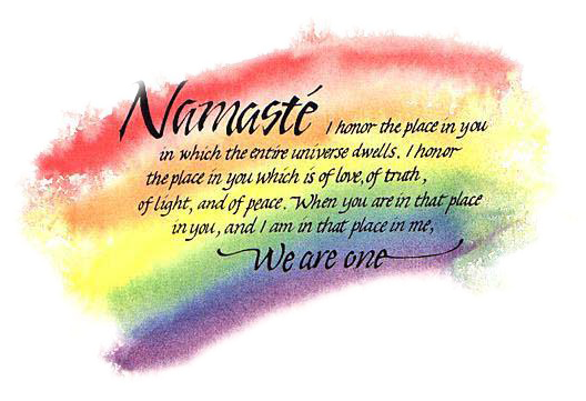 Namaste Welcome Png Download - Namaste Traduction En Francais (535x360), Png Download