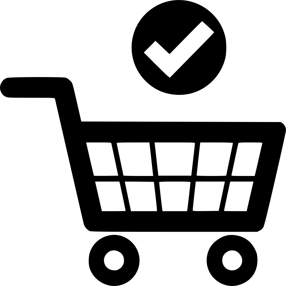 Buy Shopping Cart Approve Ok Tick Comments - E Commerce Icon Free (980x980), Png Download
