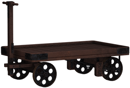 Dare, Cart, Wooden Barrow, Digital Art, Isolated, Png - Cart (960x720), Png Download