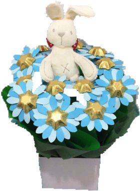 Delicious Bunch - Chocolate Bouquet - Gifts - Edible - Gift (450x600), Png Download