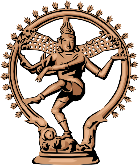 Siva Hinduism Royalty Free Vector Clip Art Illustration - Many Beliefs In Hinduism (402x480), Png Download