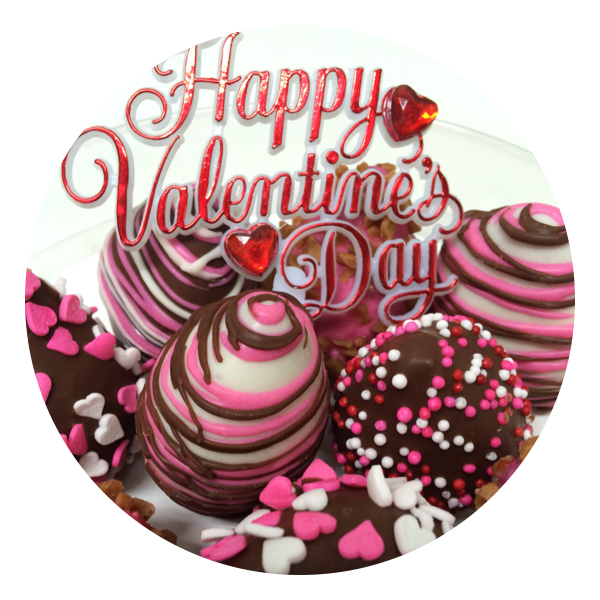 Valentine Berries - Chocolate (600x600), Png Download