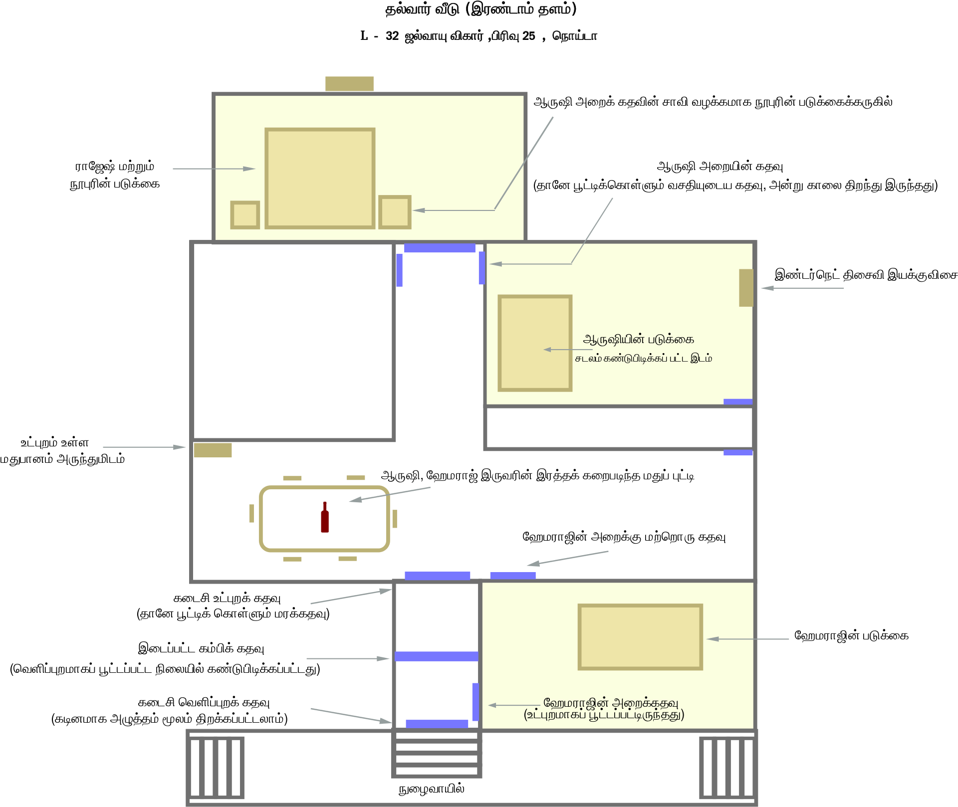 Open - Aarushi Talwar Murder Case Map (2000x1752), Png Download