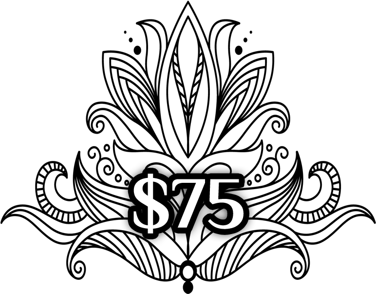 $75 Gift Certificate - Symmetrical Design (800x800), Png Download