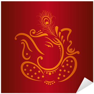 Ganesha, Hindu Wedding Card, Royal Rajasthan, India - Background Art Indian Style (400x400), Png Download