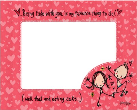 Being Rude With You Is My Favourite Thing To Do - Cartoon (480x480), Png Download