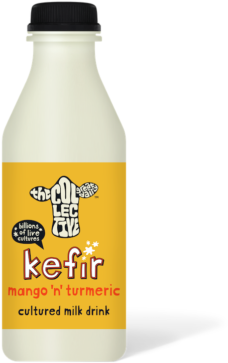 Mango 'n' Turmeric Kefir 500ml - Collective Kefir (1000x981), Png Download
