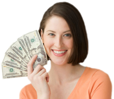 Earn Money Online Without Investment - Girls And Money Png (445x332), Png Download