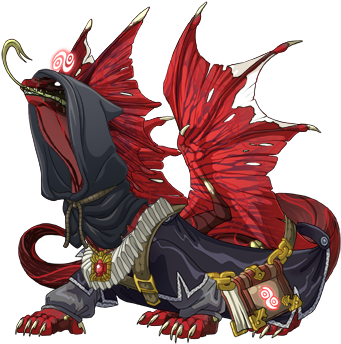 The Smoke On Him Kinda Added A Bit More Of A Bloody - Flight Rising Bogsneak Male (350x350), Png Download