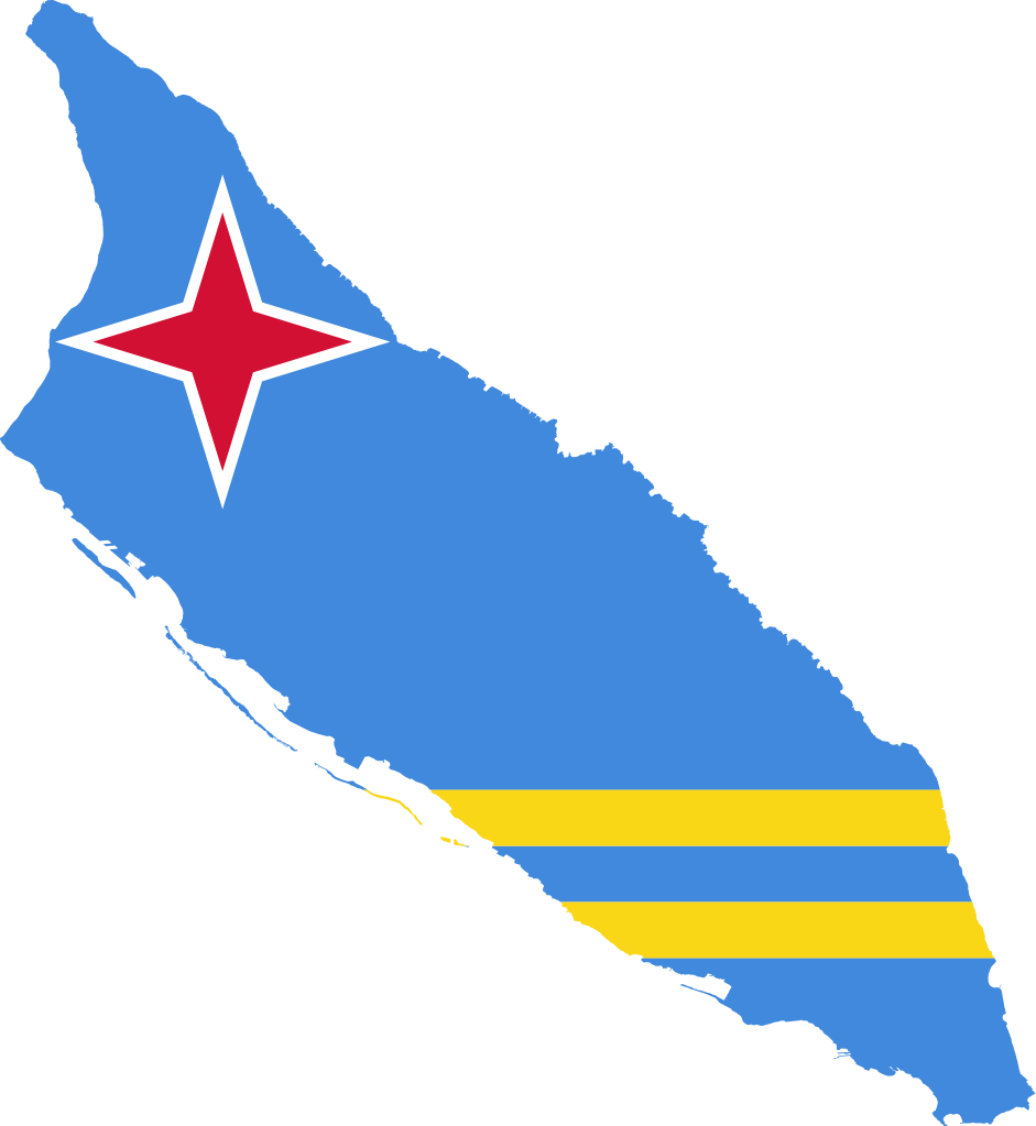 Go To Image - Aruba Flag And Map (941x1023), Png Download