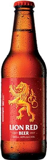 Kingfisher Beer Bottle Png Download - Lion Red (312x559), Png Download