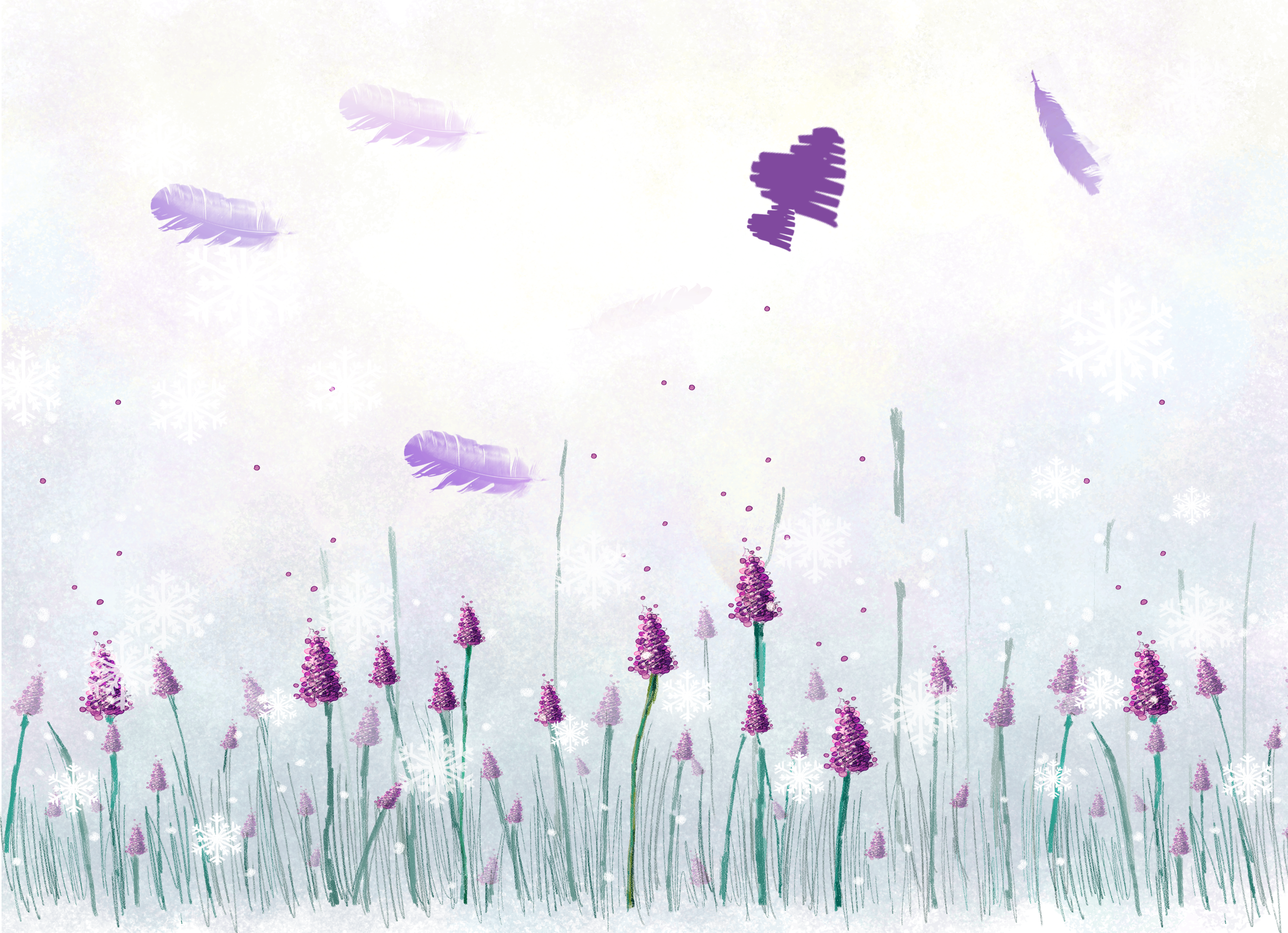 Dream Lavender Background Transprent Png Free Download (4280x3100), Png Download