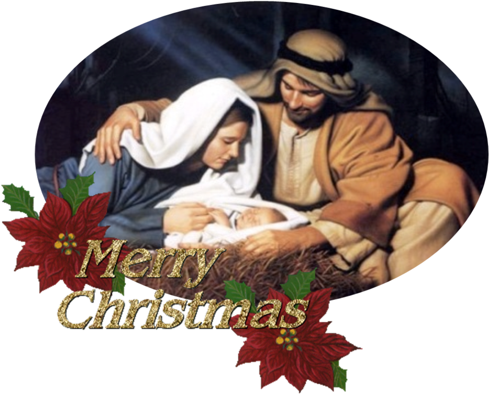 Jesus' Birth Foretold - Joyful Mysteries Birth Of Jesus (994x804), Png Download