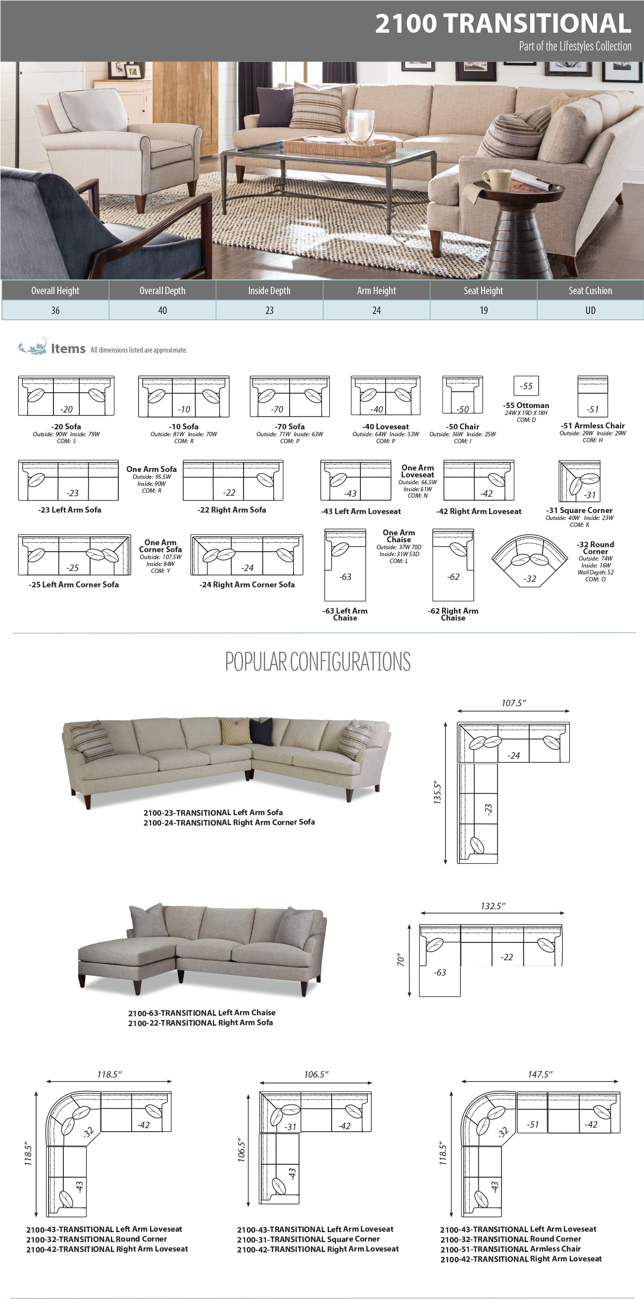 2100-transitional Collection - Technical Drawing (1300x2681), Png Download