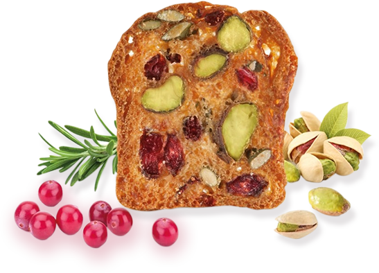 Fruit & Nuts - Bake Rolls Fruit And Nuts (547x394), Png Download