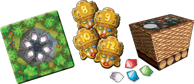 Unearth Colorful Gems - Cacao Diamante (650x283), Png Download