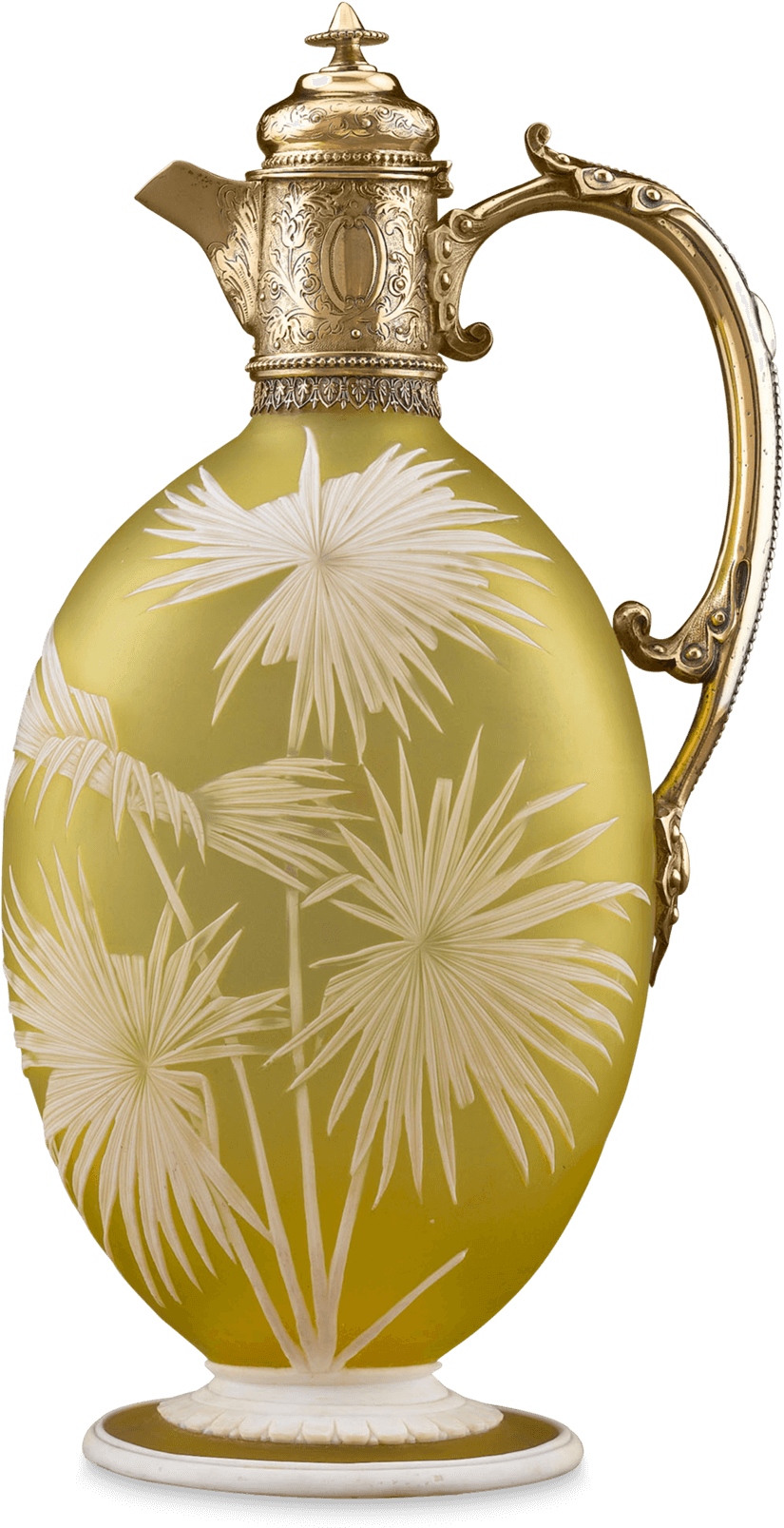 Thomas Webb And Sons Glass Claret Jug - Thomas Webb & Sons (1400x1750), Png Download