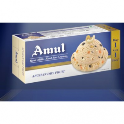 Flag This Review - Amul Afghan Dry Fruit Ice Cream (500x404), Png Download