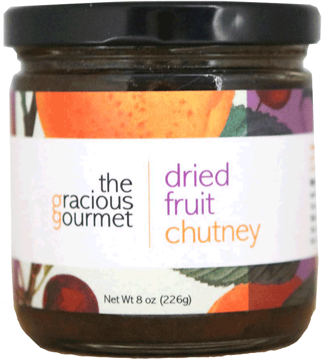 Dried Fruit Chutney, 8oz - Gracious Gourmet Chutney, Dried Fruit - 8.4 Oz (900x899), Png Download