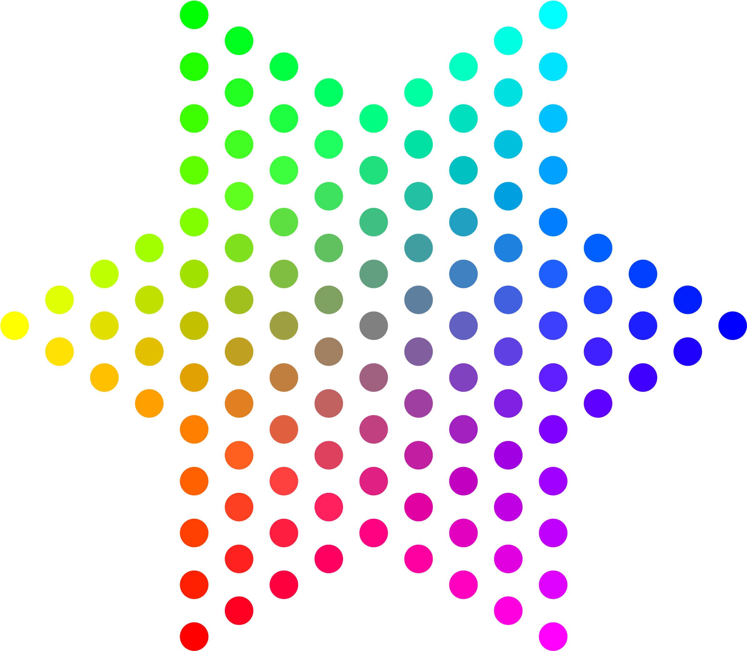 Colors Clipart Colourful - Chinese Checkers Diy (2400x2088), Png Download