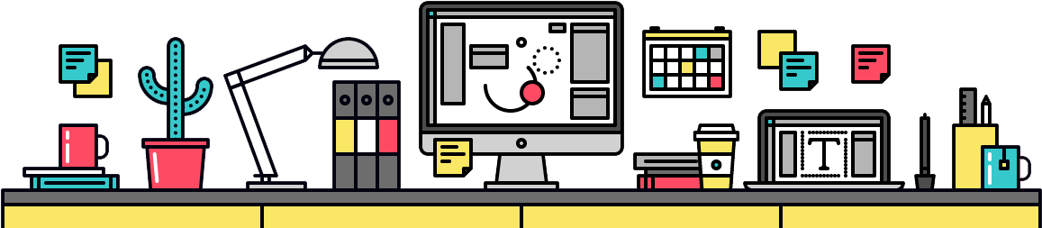 Graphic Design Services - Website Services Packages Flat Design (1200x265), Png Download