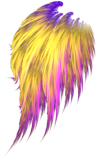 Angel Wings Png By Astrantia - Colorful Angel Wings Png (1024x754), Png Download