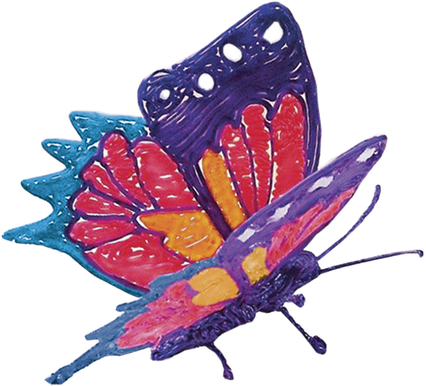 Since Our Inception In 2014, Has Been Working Towards - 3d Pen Butterfly (603x546), Png Download