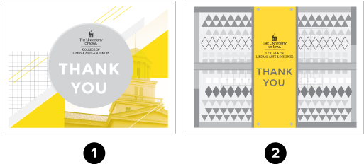 U Of I Thank You Cards - College Thank You Card (535x255), Png Download