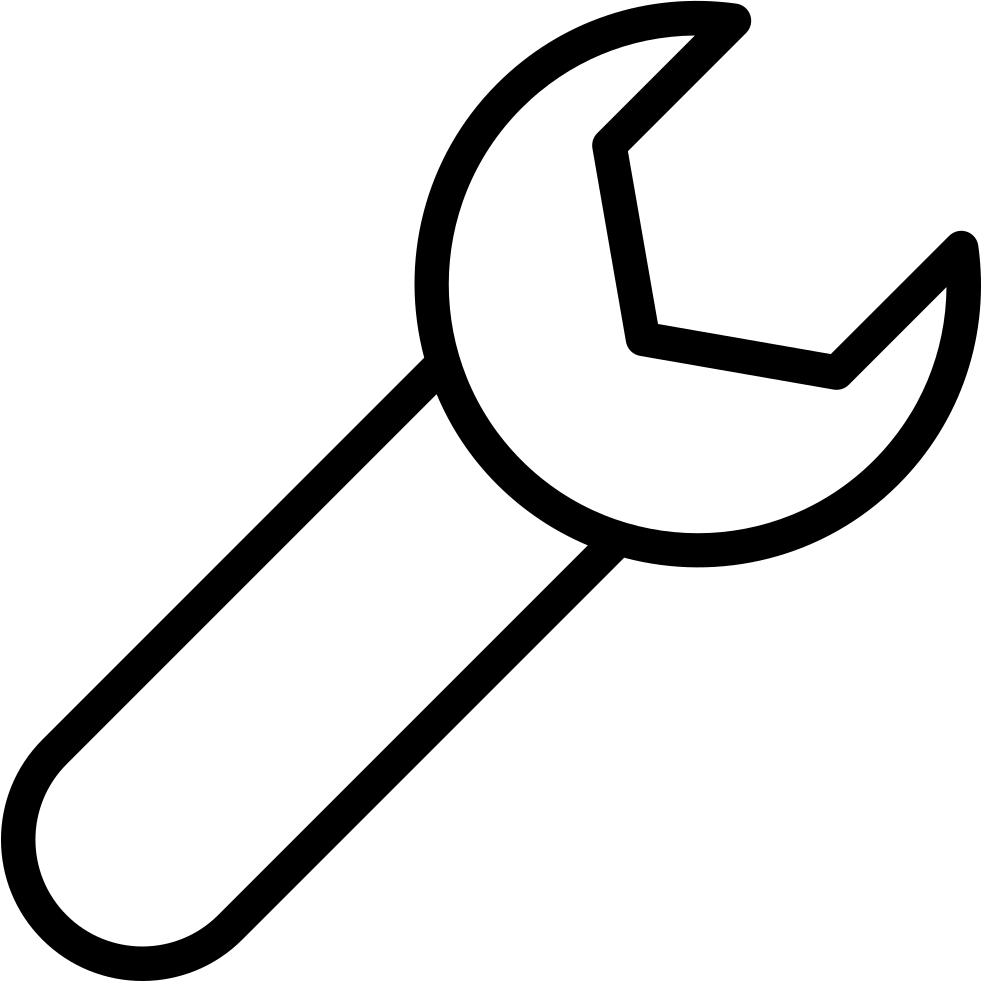 Png File - Simbolo Chave Inglesa (981x981), Png Download