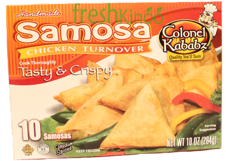Samosa Chicken Turnover - Colonel Kababz (480x356), Png Download