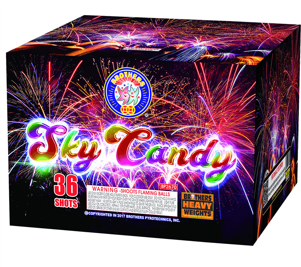 Sky Candy Treats - Brothers Fireworks (1000x1000), Png Download