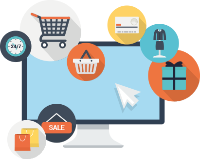 Ecommerce Website Advantages - E-vsn Tech Llp (411x328), Png Download