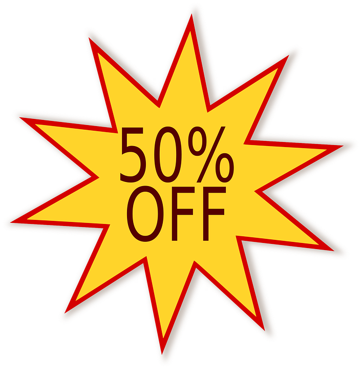Download 50% Off Discount Offer Png Transparent Images - Vector Graphics (705x720), Png Download