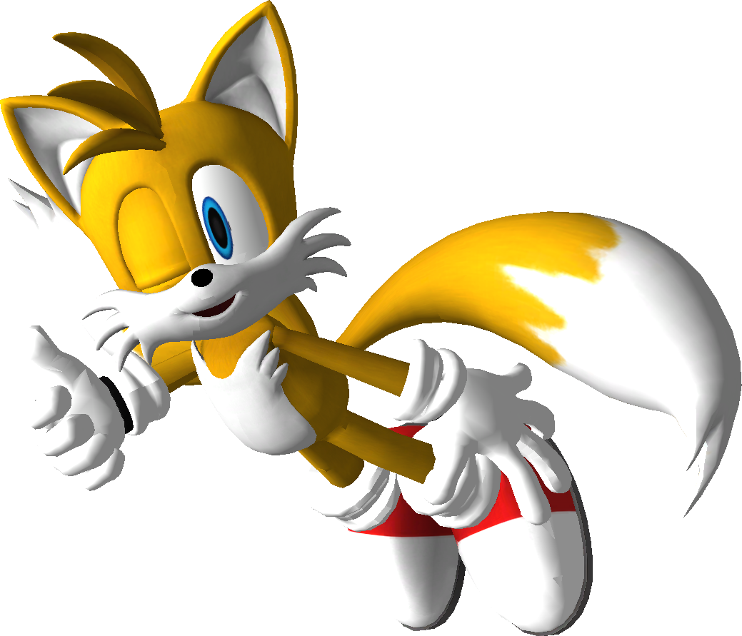 3d Png Image Transparent - Tails De Sonic 3d (1024x878), Png Download