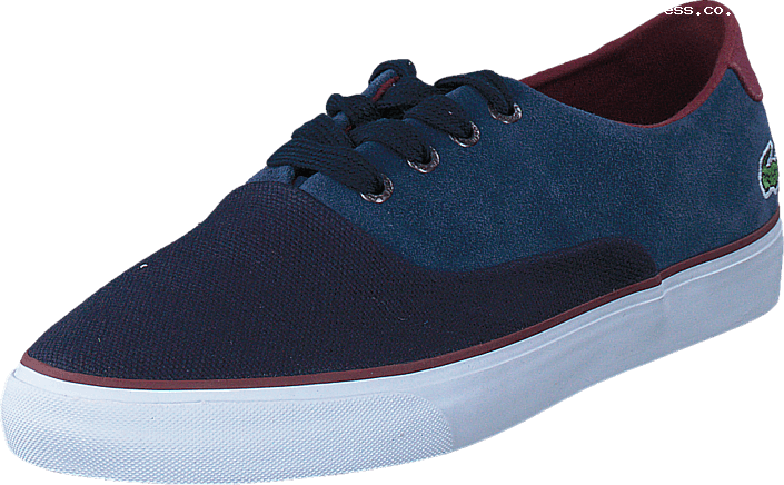Lacoste Imatra Tbc Dk Blu/dk Red 06960-00 Womens Suede, - Sneakers (705x436), Png Download
