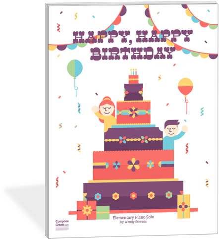 Happy Happy Birthday - Happy Birthday Hates Piano (550x550), Png Download