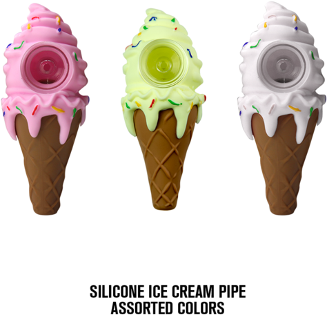 Limited Edition Rico Nasty Silicone Ice Cream Pipe - Rico Nasty Hemper Pipe (600x600), Png Download